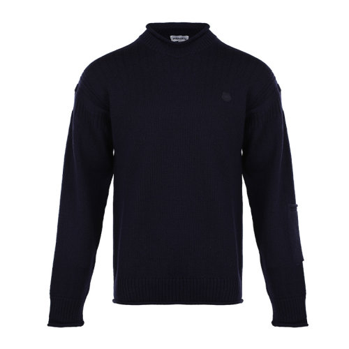 KENZO/高田賢三虎頭徽標(biāo)羊毛套頭男士針織衫/毛衣FB65PU630