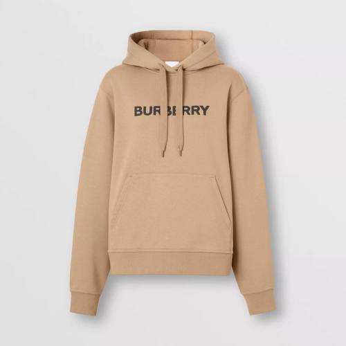  BURBERRY 22年秋冬 女士 徽標印花棉質連帽衫 80607021