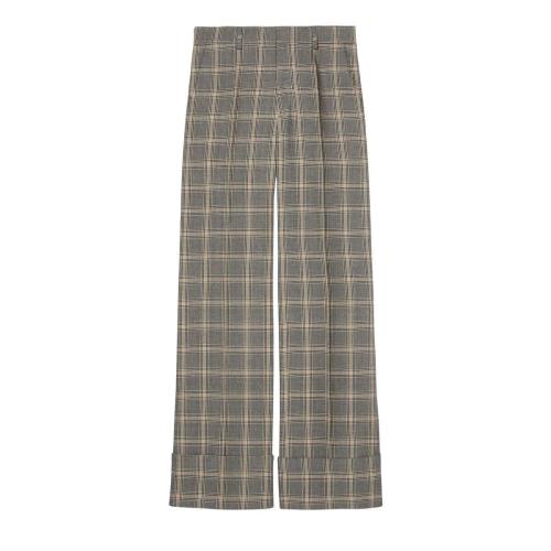  GUCCI古馳 22年秋冬 男士 威爾士親王毛麻混紡長褲 694118 ZAILW 1136