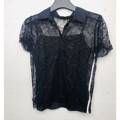 ESCADA/愛(ài)斯卡達(dá)黑色女士短袖T恤  5021924