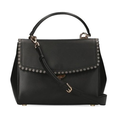 Michael Kors/邁克·科爾斯  女包女士黑色皮革時尚百搭 斜挎包單肩包  $30T8GAVS2I001