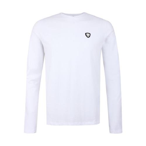  ARMANI/阿瑪尼 阿瑪尼 男士白色棉質(zhì)長(zhǎng)袖T恤 8NPTL9 PJ03Z1100 PLFSX