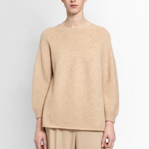  MaxMara/麥絲瑪拉 女士米色時尚休閑針織衫/毛衫 CAMPO-001