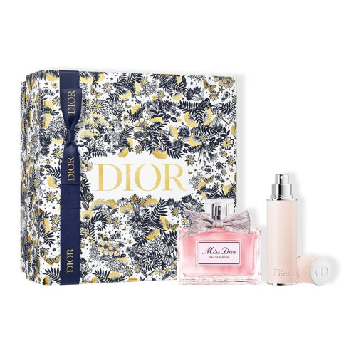 DIOR/迪奧2021圣誕限量迪奧小姐套裝2件套 濃香水50ml+10ml
