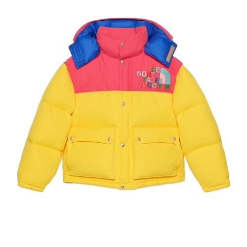  GUCCI古馳 22年秋冬 女士 The North Face x Gucci聯(lián)名系列羽絨夾克 672457 XAAER 7295