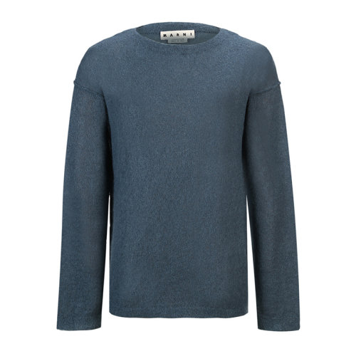 MARNI/瑪尼 女裝 服飾 圓領(lǐng)羊毛時(shí)尚簡約 女士針織衫/毛衣