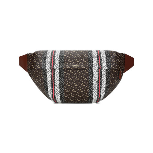 BURBERRY/博柏利 男款大號環(huán)保帆布單肩斜挎包80211011