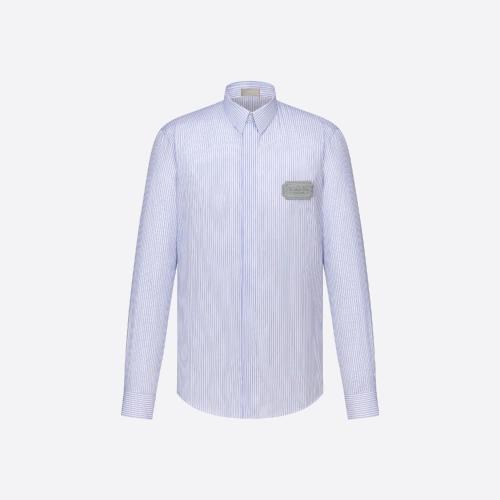  DIOR迪奧 22年秋冬 男士 長袖襯衫 Chemise Christian Dior Couture 313C52_5012_C078