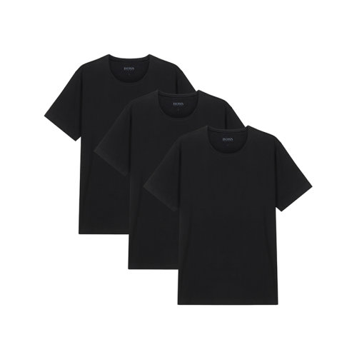 HUGO BOSS/雨果博斯 男士短袖T恤 男士棉質(zhì)貼身打底圓領(lǐng)短袖T恤三件套裝 50325388