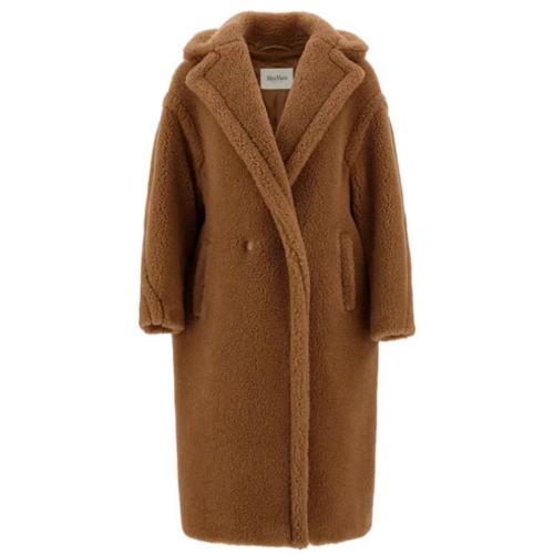 MaxMara/麥絲瑪拉  經(jīng)典款 TEDDY系列純駱駝毛和真絲混紡大衣泰迪女士大衣3TEDDY 001【主推】