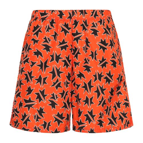 PRADA/普拉達(dá) 男士短褲 松緊印花男士短褲 短褲男