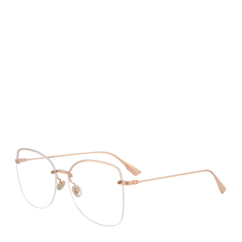 DIOR/迪奧 簡約 時尚 蝶形 半框 合金 輕 女士 光學(xué)鏡架 近視 眼鏡框 眼鏡架 DIORSTELLAIREO10 59mm DIOR 迪奧