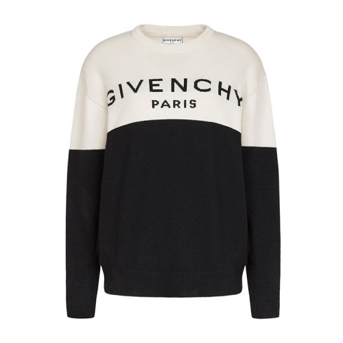 Givenchy/紀(jì)梵希  女裝 時尚百搭 品牌字母LOGO 女士羊絨針織衫/毛衣 BW90AE4Z7H-004  HKY0640