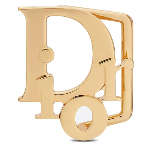 DIOR/迪奧新款 男士金色鍍金黃銅35毫米的腰帶扣4915ORMET_H250