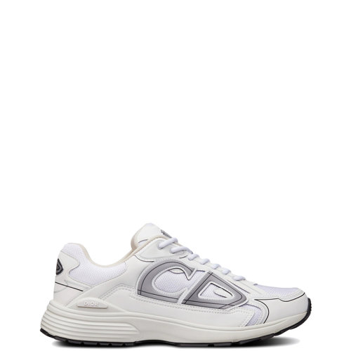 DIOR/迪奧 22年秋冬新款 B30系列 男士白色網(wǎng)眼織物和科技面料運(yùn)動(dòng)鞋3SN279ZND_H000