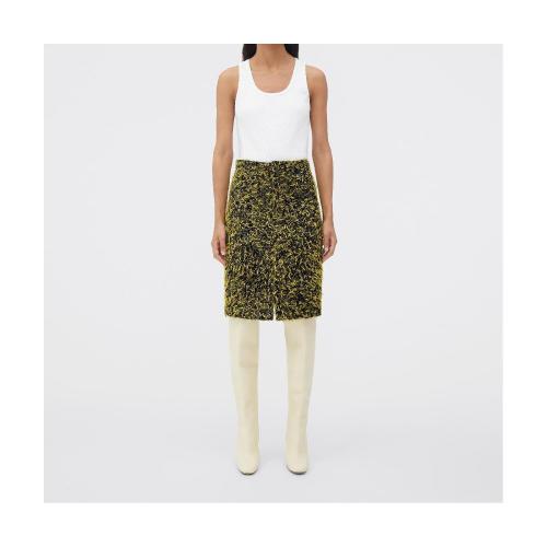  BV葆蝶家 22年秋冬 女士 半身裙 jupe en laine et fil coupe 708975V2HC01041