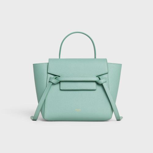  CELINE賽琳思琳 22年秋冬 女士 單肩包 SAC BELT NANO MODELE VEAU GRAINé 189003ZVA.29IM