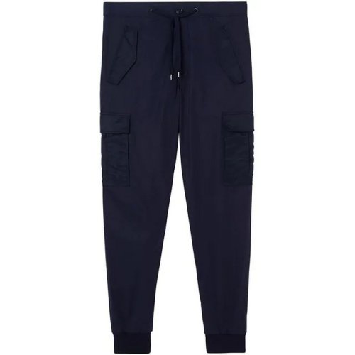  BURBERRY/博柏利 男士海軍藍棉質休閑褲 8012434