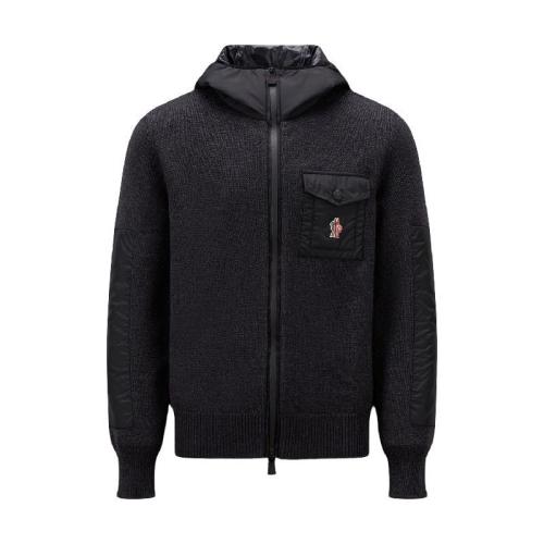 MONCLER蒙可蒙克萊 22年秋冬 男士 夾克 Hooded Wool Cardigan H20979B00007A9462972