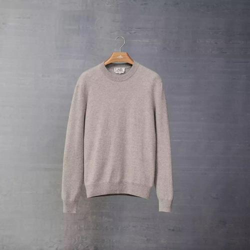  HERMES愛馬仕 22年秋冬 男士 長袖襯衫 Pull col rond ??maillon Chaine d%26s;Ancre %26a; cuir