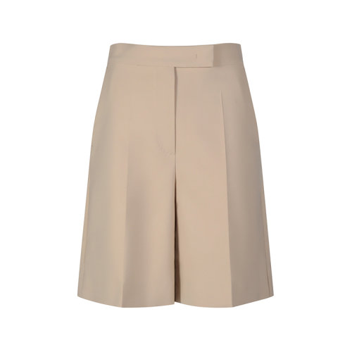 MaxMara/麥絲瑪拉【22春夏新款】女士綿羊毛闊腿百慕大短褲 BRAY