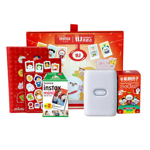 fujifilm/富士 miniLink+LLJ夾機(jī)占聯(lián)名禮盒 立拍立得手機(jī)照片打印機(jī)