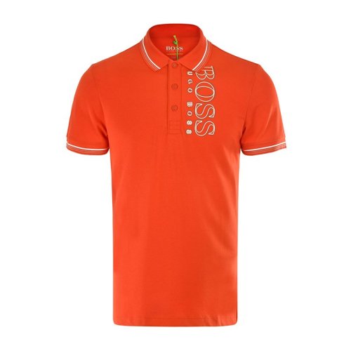 Hugo Boss 雨果博斯 男裝 服飾 棉質(zhì)字母logo印花半袖 男士短PoloT恤