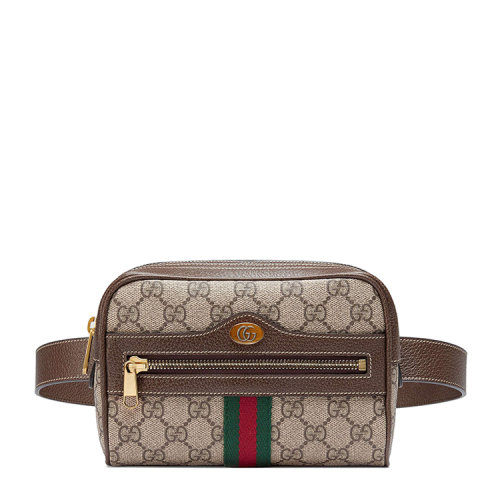 GUCCI/古馳 女士Ophidia系列帆布小號腰包 517076 96I3B