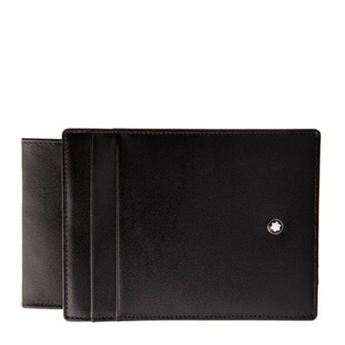 MontBlanc/萬(wàn)寶龍 大班系列 男士黑色牛皮卡包卡片夾 2622