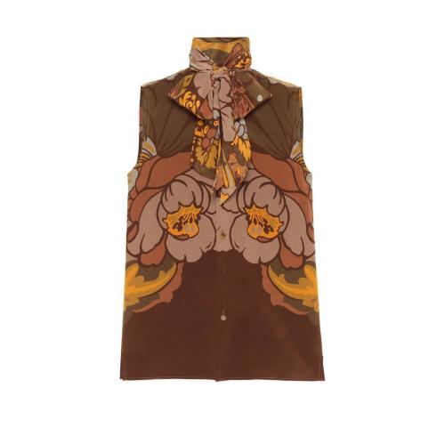  GUCCI古馳 22年秋冬 男士 2015 Re-Edition花卉真絲襯衫 664551 Z630A 5316