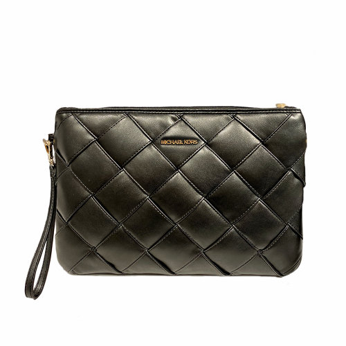 Michael Kors/邁克·科爾斯REGINA系列菱形格 皮質(zhì) 手拿包拉鏈零錢包 女款35S1GU7C3U