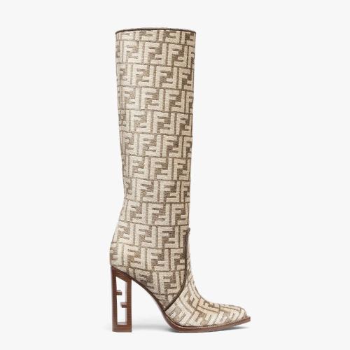  FENDI芬迪 22年秋冬 女士 高筒靴 Cut 8W8348AKXOF1GAA