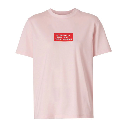 BURBERRY/博柏利 女裝 服裝 黑色字母印花棉質(zhì)圓領(lǐng)套頭 女衛(wèi)衣 8017155