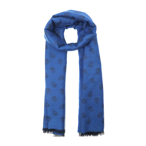 Alexander McQueen/亞歷山大麥昆男士秋冬長(zhǎng)款圍巾5577054617Q