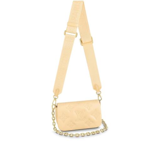  LV路易威登 22年秋冬 女士 單肩包 WALLET ON STRAP 手袋 M81400