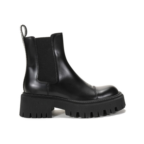 Balenciaga/巴黎世家 2021款 女士牛皮革Tractor短靴切爾西靴 641399 WA8E9