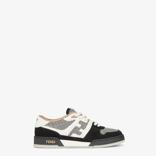  FENDI芬迪 22年秋冬 男士 休閑運(yùn)動(dòng)鞋 男士黑色麂皮低幫鞋 7E149_KXHF1IDA