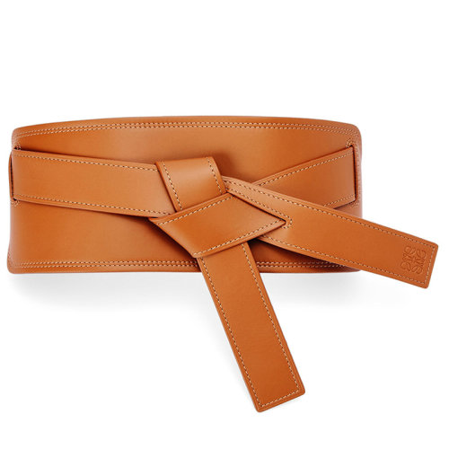 LOEWE/羅意威新款 Gate系列 女士棕色牛皮革腰帶S818Y21L04-2530