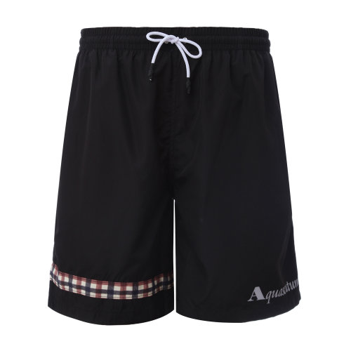 Aquascutum/雅格獅丹 男士短褲 男裝 純色 休閑褲 褲 短褲男