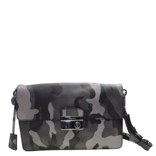 PRADA/普拉達  男士 男包 混色時尚斜挎包單肩包 B5026P-2A4B-F0PPP