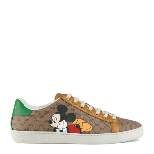 GUCCI/古馳 DisneyxGucciAce系列GG女士休閑運(yùn)動(dòng)鞋604049HZE10