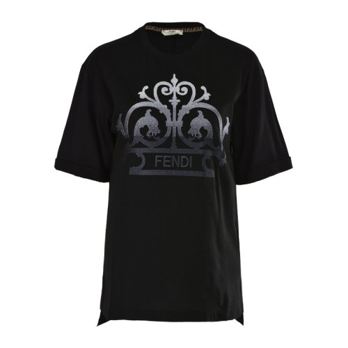  FENDI/芬迪 女士印花棉質(zhì)短袖T恤 FS7011 A8FU F0GME PLFSX