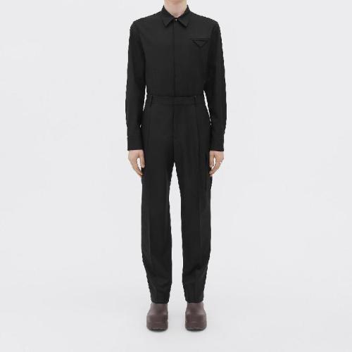  BV葆蝶家 22年秋冬 男士 長(zhǎng)袖襯衫 chemise 703578V25W01000