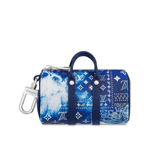  LV路易威登 22年秋冬 男士 掛飾 MONOGRAM BANDANA MINI KEEPALL POUCH 包飾與鑰匙扣 MP3337