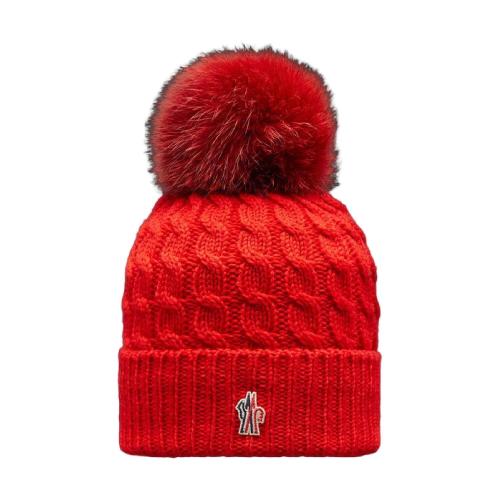  MONCLER蒙可蒙克萊 22年秋冬 女士 帽子 Wool Beanie with Pom Pom H20983B000130402A455