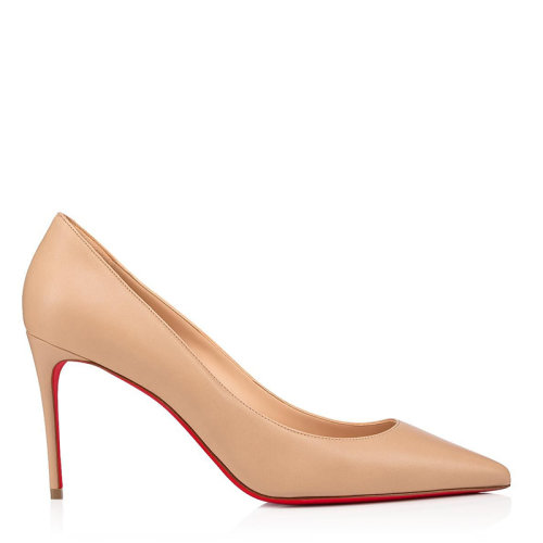 Christian Louboutin/克里斯提魯布托女士裸色皮革Kate高跟鞋1210665N247