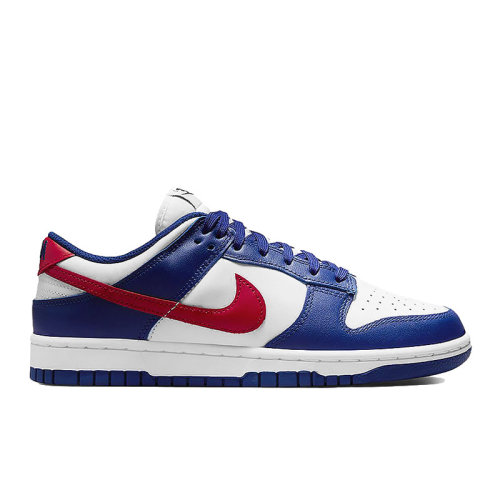 Nike/耐克 Dunk Low 女款 白藍(lán)紅 低幫 運(yùn)動(dòng) 休閑 板鞋 DD1503-119