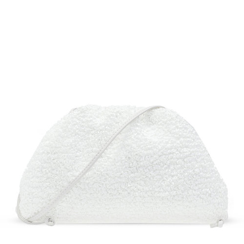 Bottega Veneta/葆蝶家 BV 女士混合材質(zhì)迷你POUCH手拿包單肩包女包多色可選 585852-V0SR1