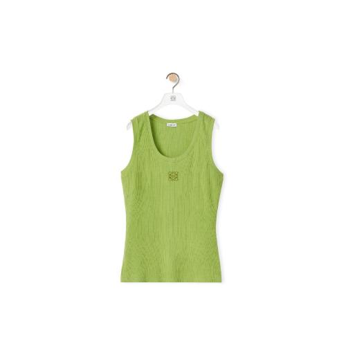  LOEWE羅意威 22年秋冬 女士 背心 Anagram tank top in cotton S540Y07XA2-6905