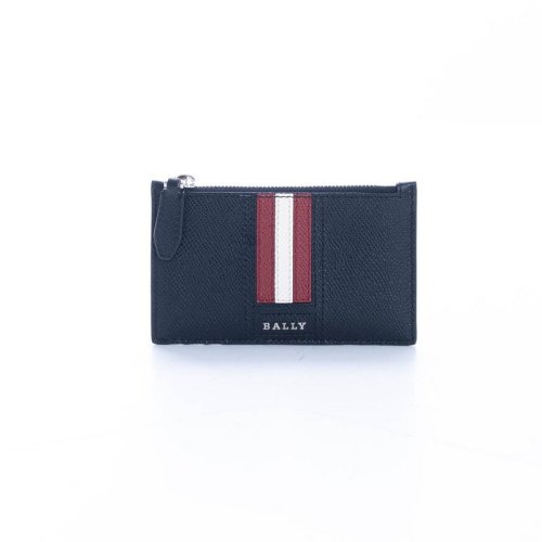  BALLY/巴利 女士黑色皮革零錢包 6221811 PLSX